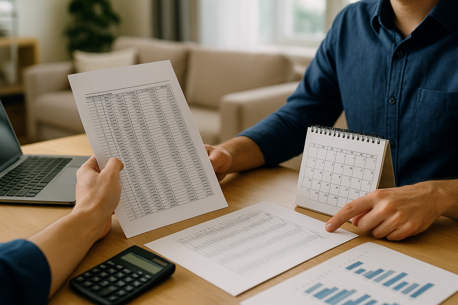 Confronto tra piano di ammortamento e calendario per scegliere la durata del prestito